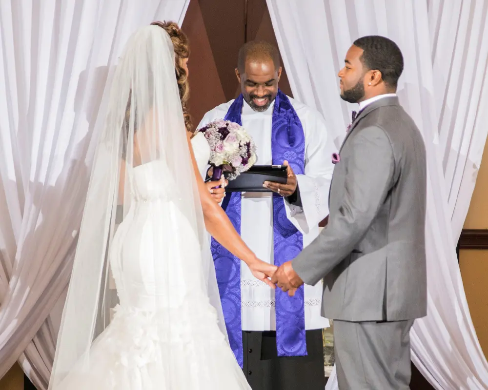 Jason Officiating the Gistarb Wedding
