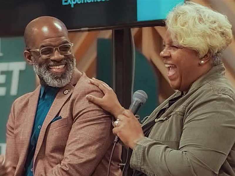 Jason and Ros Speaking at Lakewood Church